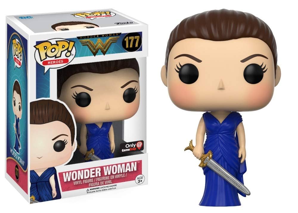 ファンコ funko pop pop! ワンダーウーマン ブルードレス版 Funko Pop! DC Heroes Wonder Woman #177 (Blue Dress) : Amazon
